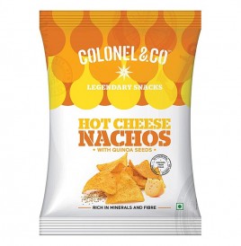Colonel & Co Hot Cheese Nachos With Quinoa Seeds  Pack  60 grams
